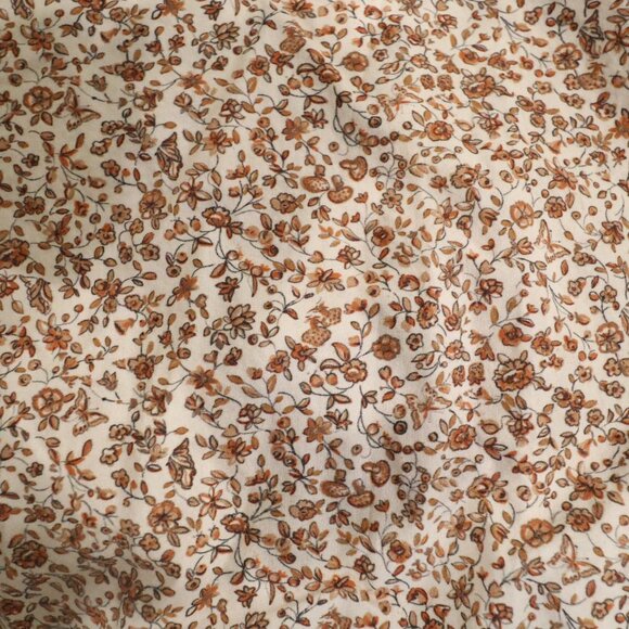 Doen Odessa Brown Floral Mini Dress - Picture 8 of 8